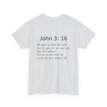 "John 3:16 Cross" Unisex Tee