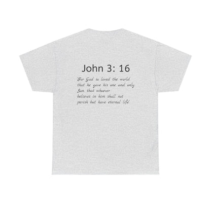 "John 3:16 Cross" Unisex Tee