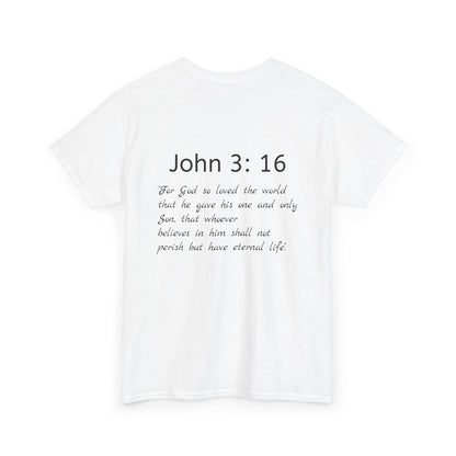 "John 3:16 Cross" Unisex Tee