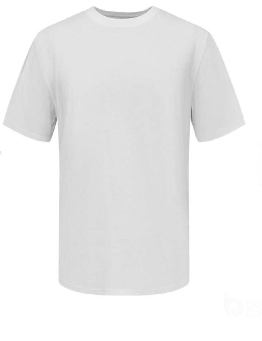 Premium White/black 100% Cotton Men's T-Shirts - Classic Crew Neck, Short Sleeve, Solid Color, High-Quality Combed Cotton, Machine Washable, Ideal for Casual Attire, Everyday Casual Wear|Solid Color Top|Knit Texture Shirt